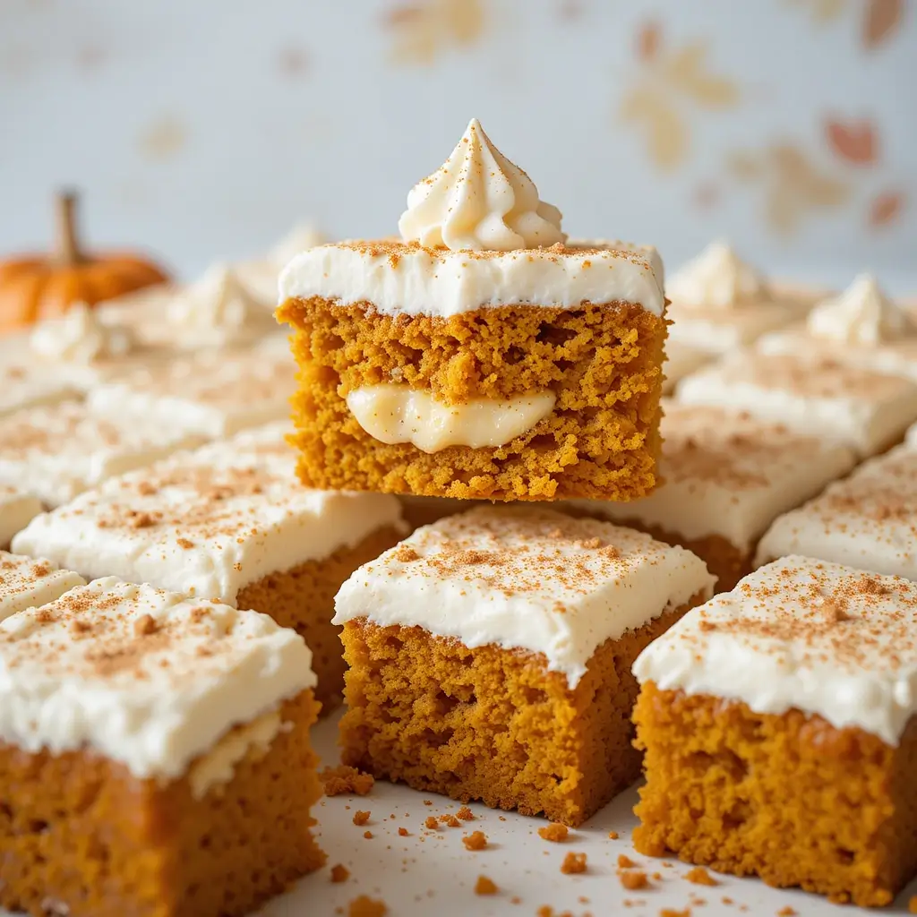 Pumpkin Spice Poke Cake