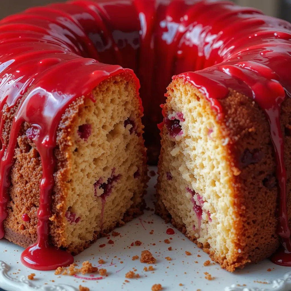 Raspberry Cake Glaze
