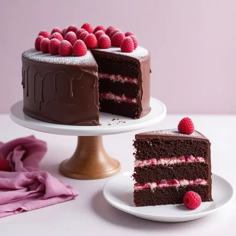 Raspberry Chocolate Cake