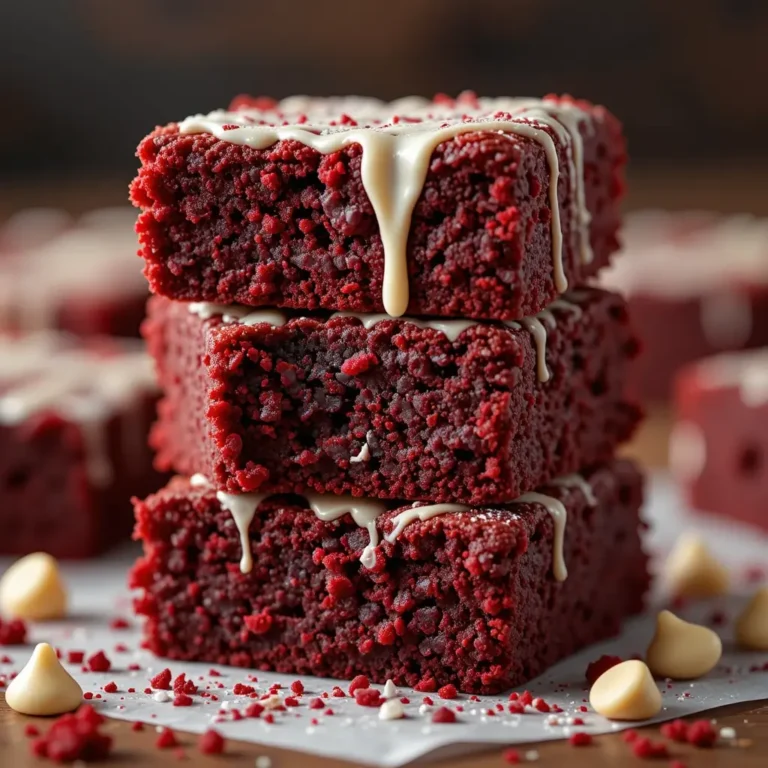 Red Velvet Cake Mix Brownies