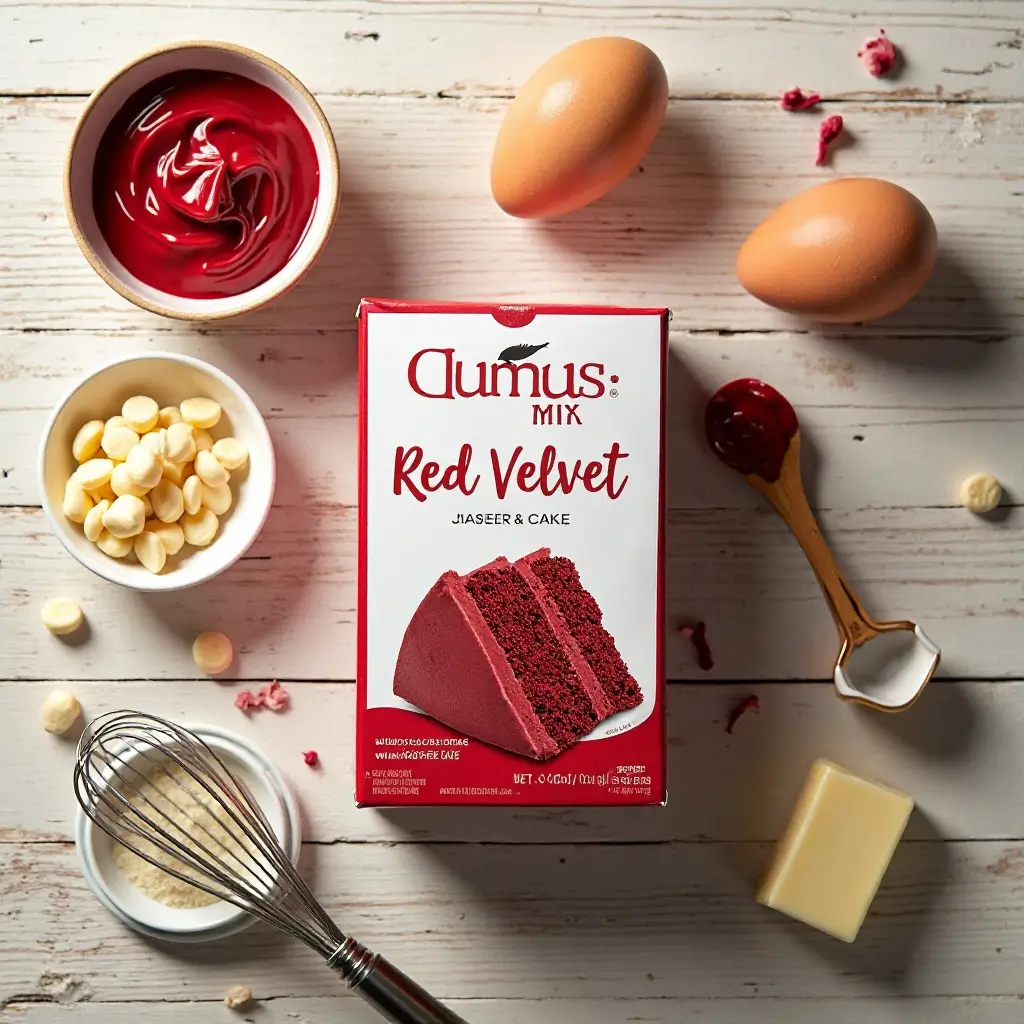 Red Velvet Cake Mix Brownies