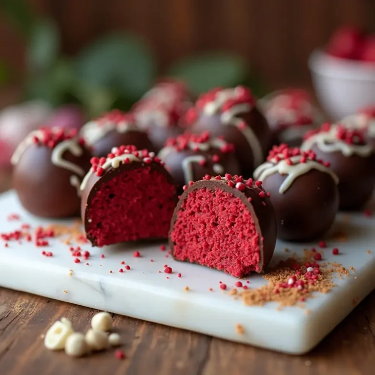 Red Velvet Cake Truffles