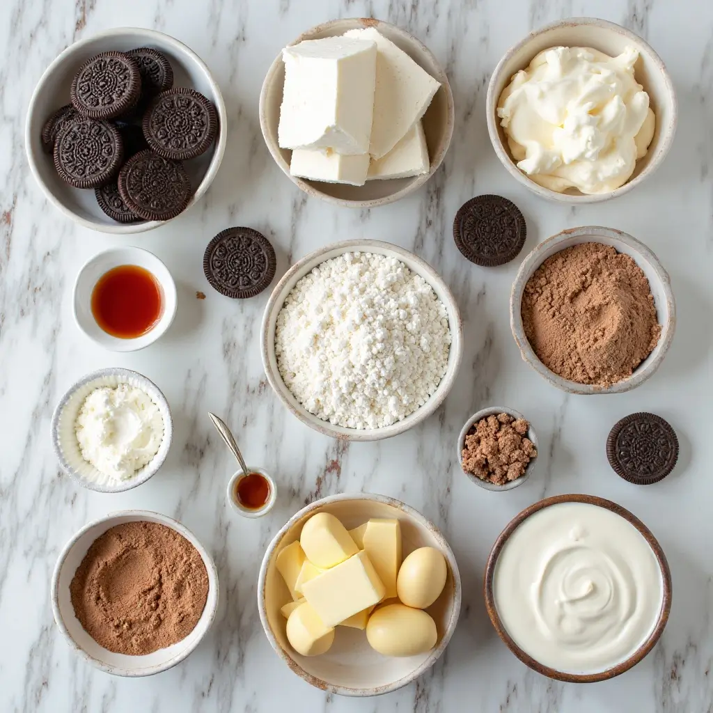 Red Velvet Oreo Cheesecake
