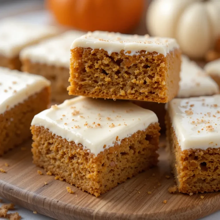 Spice Cake Mix Pumpkin Bars
