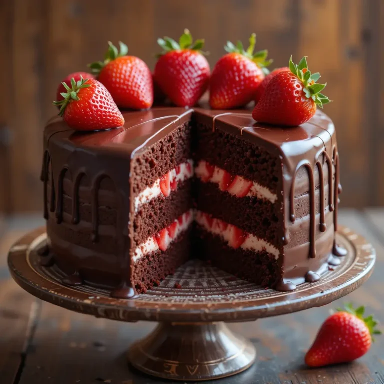Strawberry Cake Chocolate