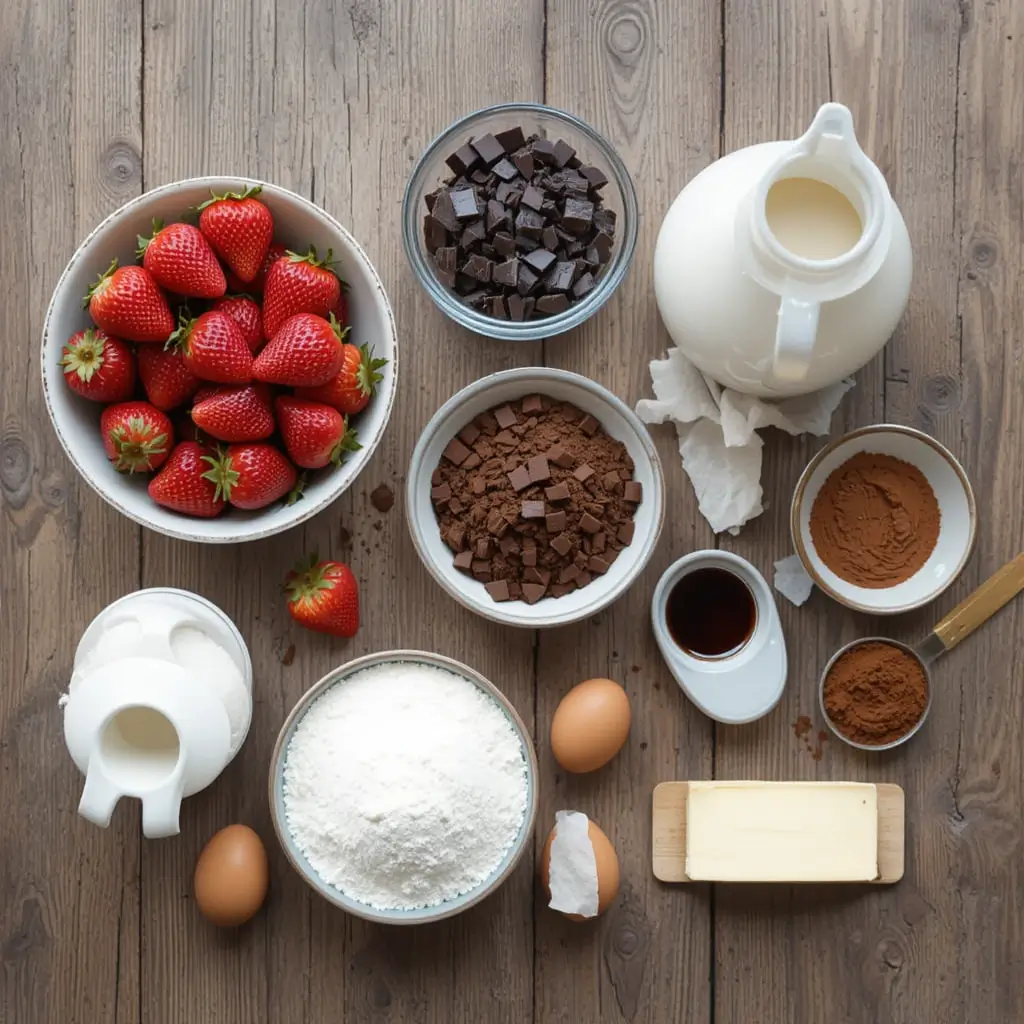 Strawberry Cake Chocolate