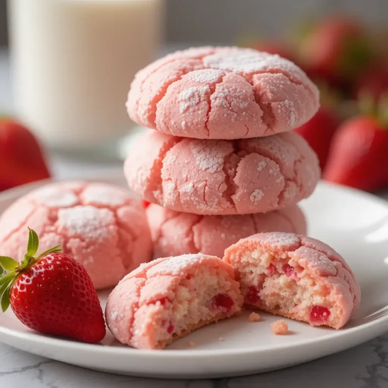 Strawberry Cake Cookies