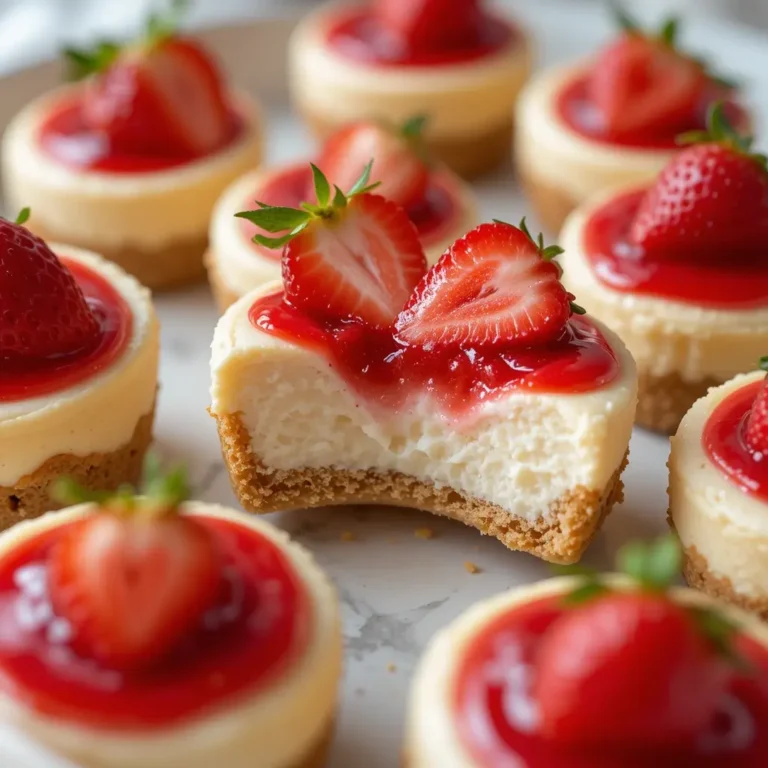 Strawberry Cheesecake Bites