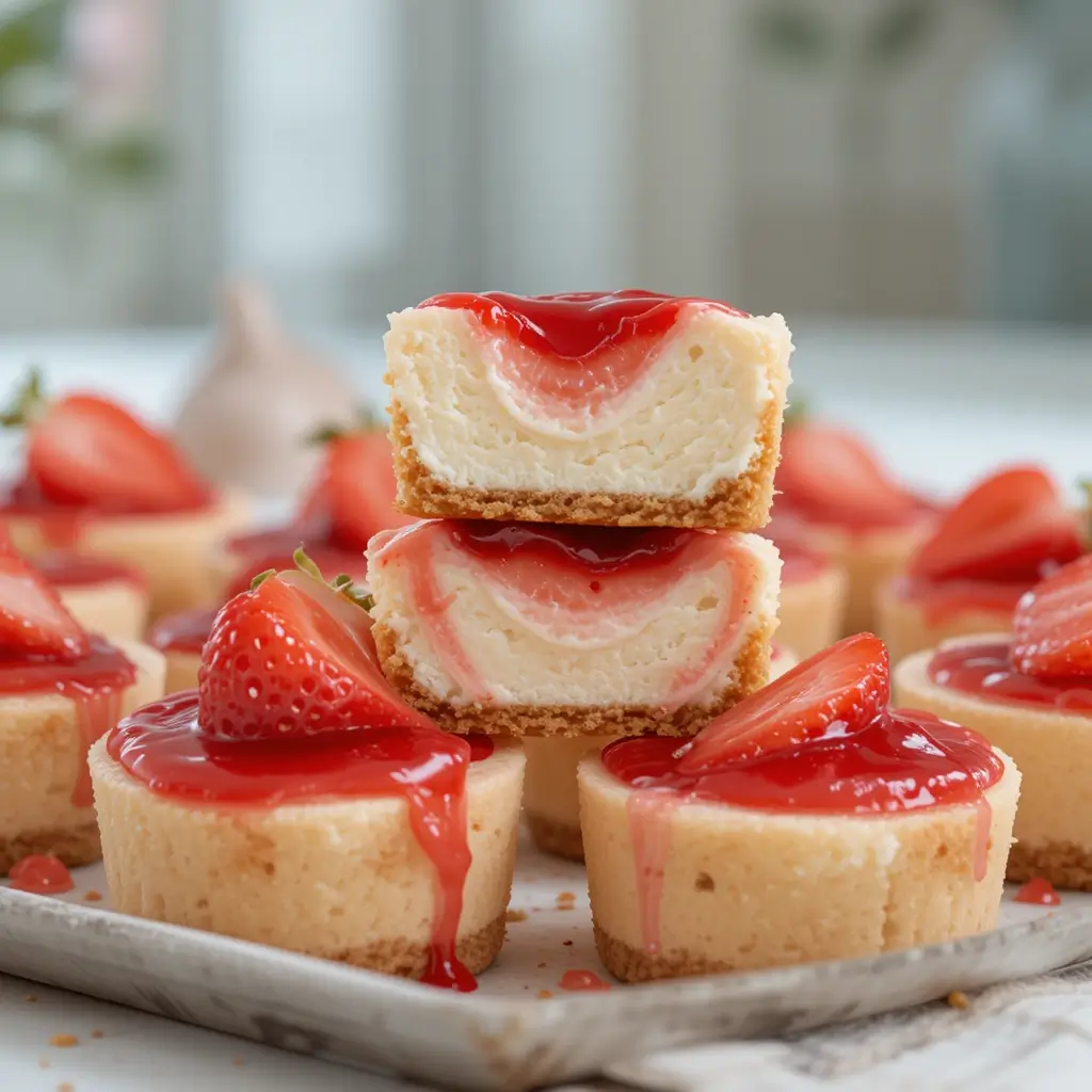 Strawberry Cheesecake Bites