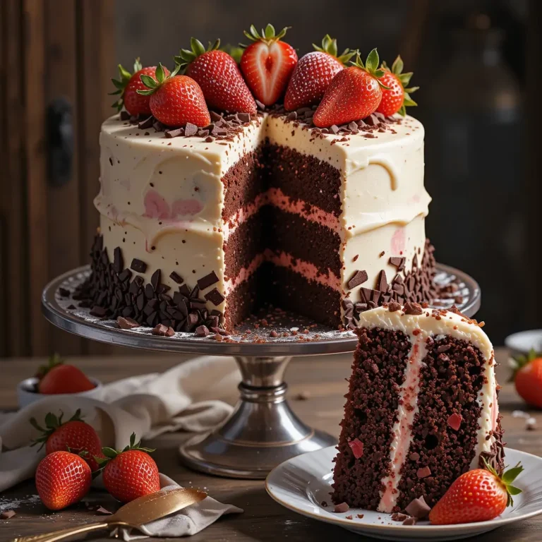 Strawberry Chocolate Cake