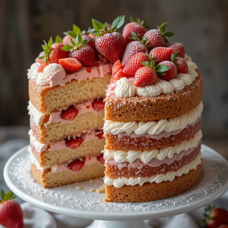 Strawberry Cream Cake