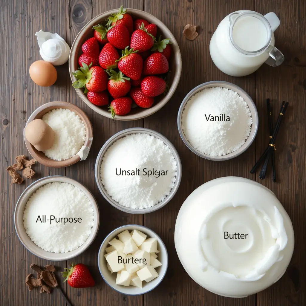 Strawberry Cream Cake