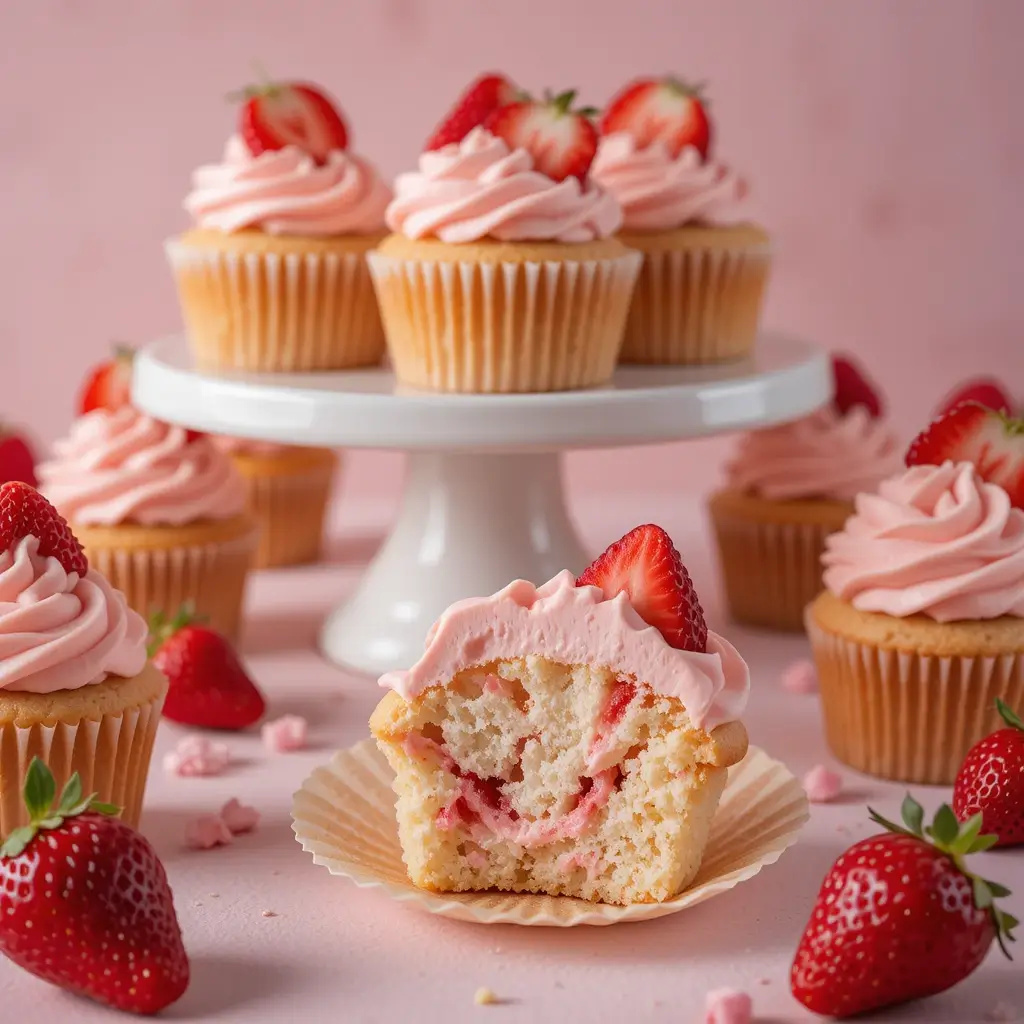 Strawberry Cupcakes