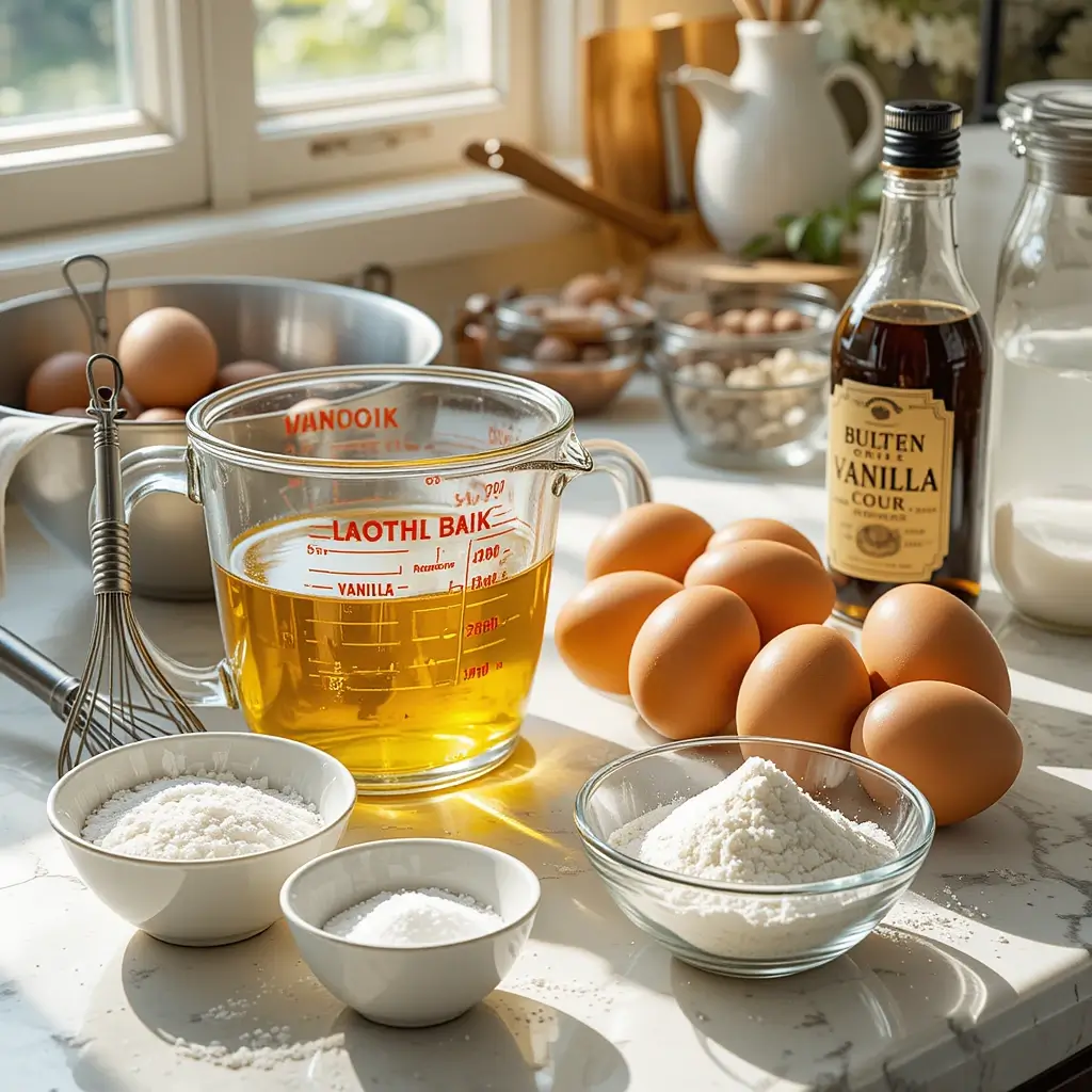Vanilla Oil Cake Recipe