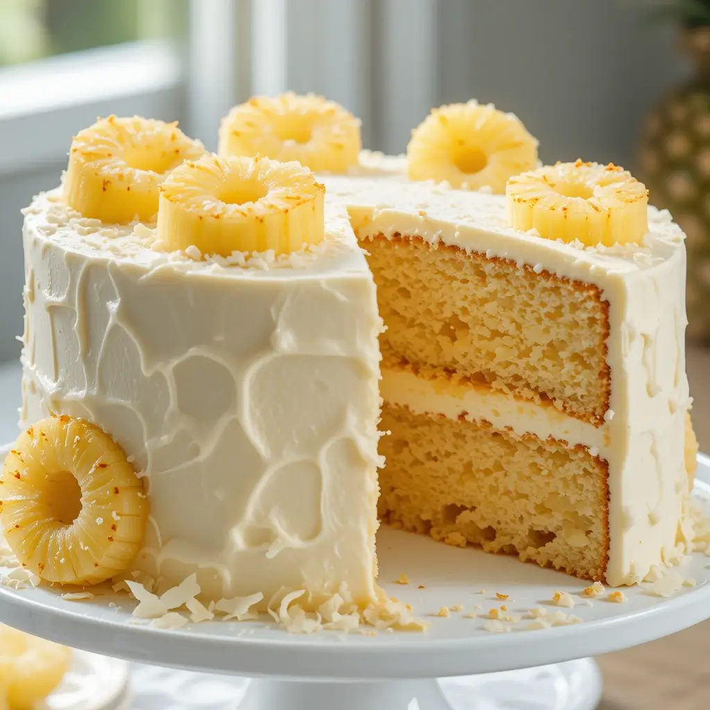 Vanilla Pineapple Cake