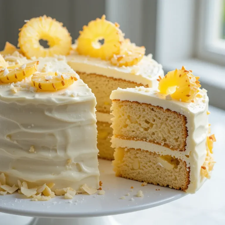 Vanilla Pineapple Cake