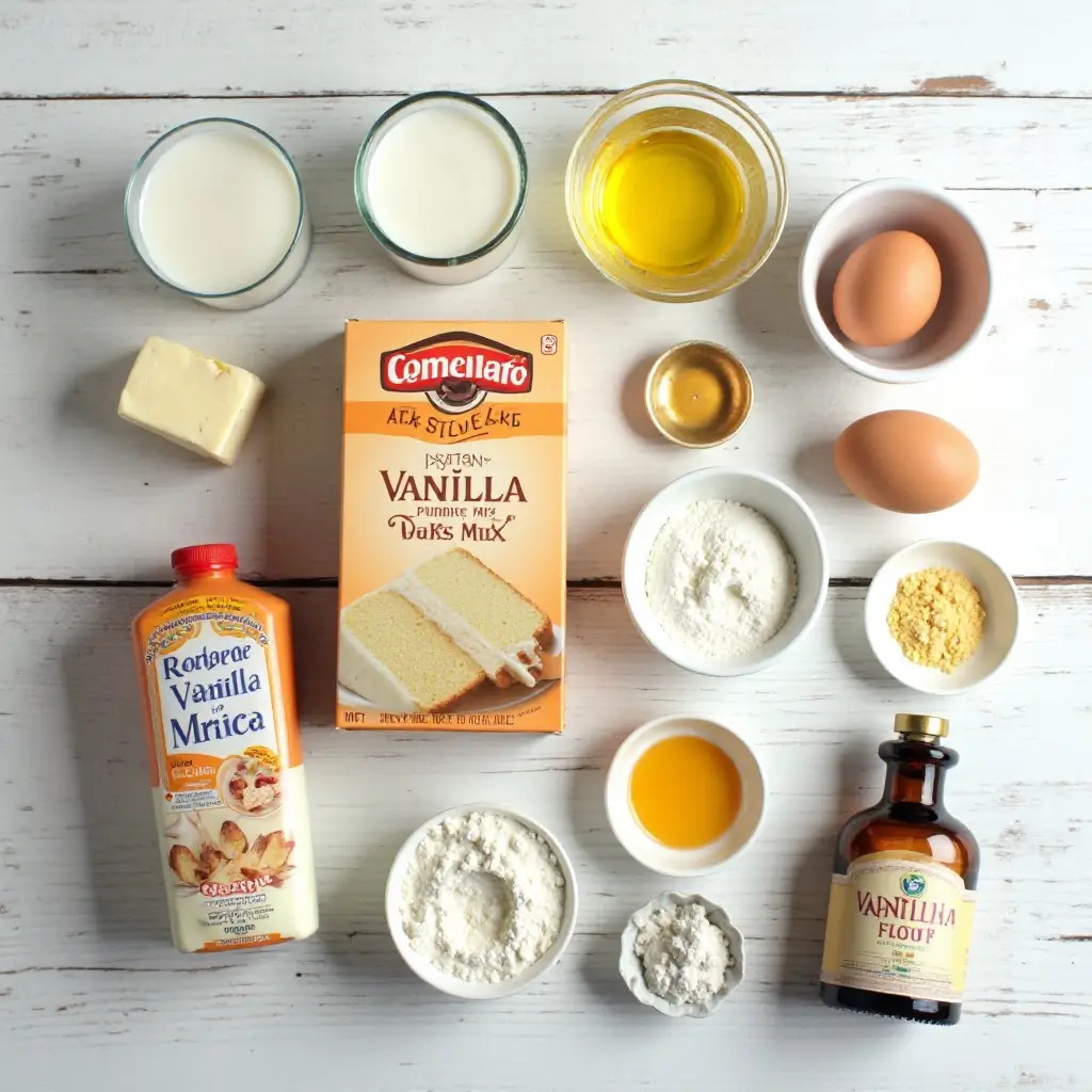 Vanilla Pudding Cake
