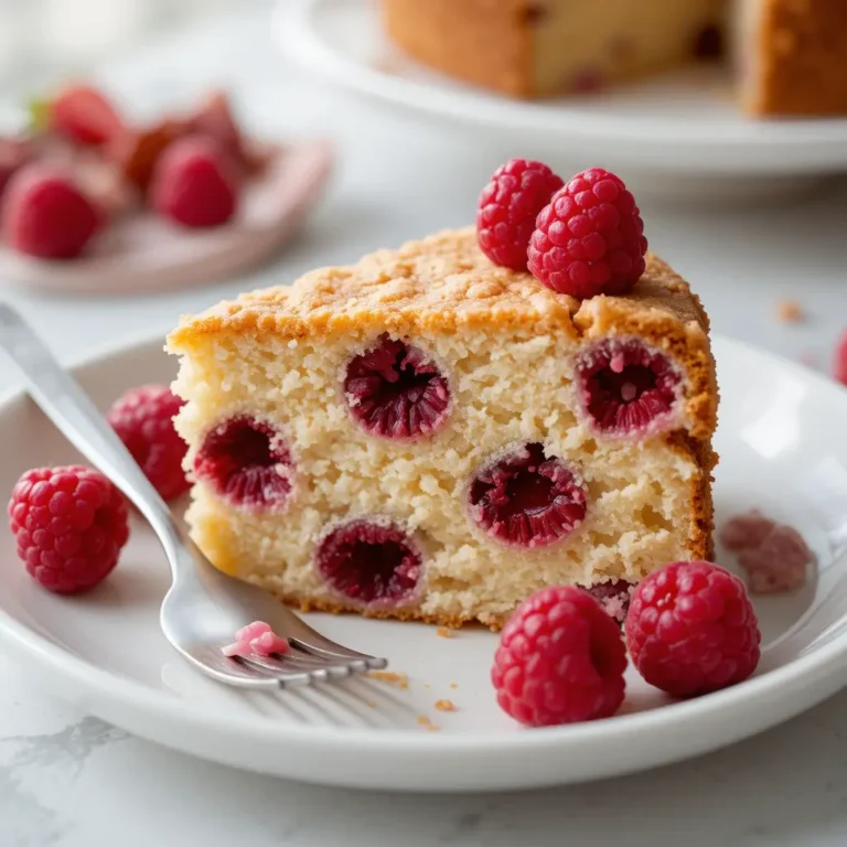 Vanilla Raspberry Cake