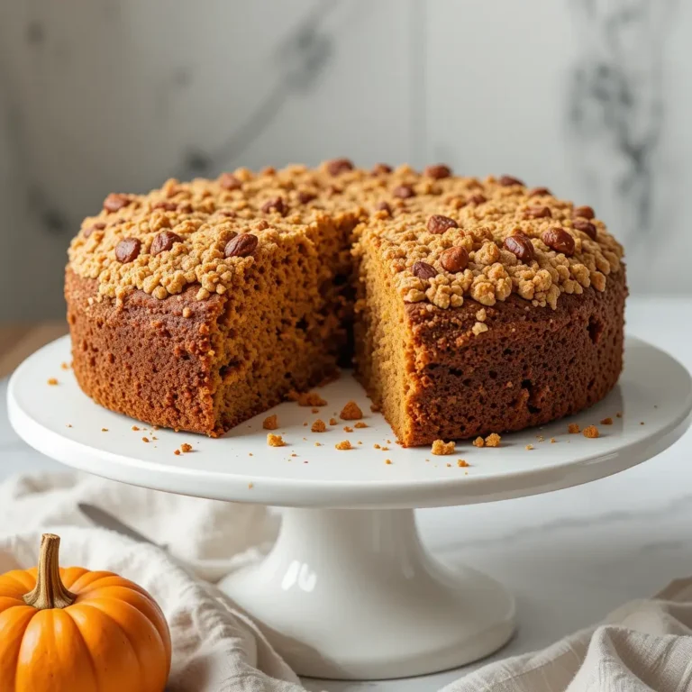 Vegan Pumpkin Coffee Cake