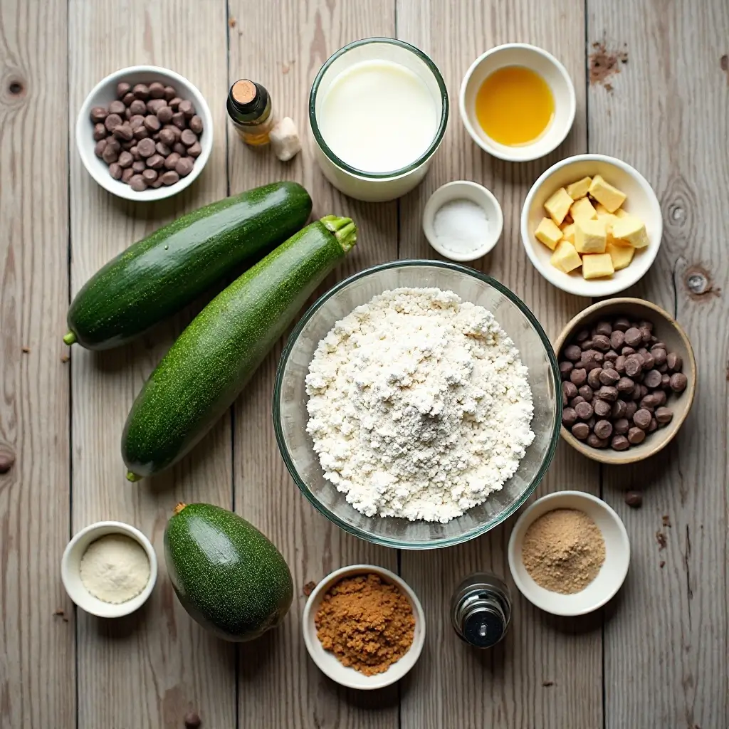 Zucchini Chocolate Chip Muffins