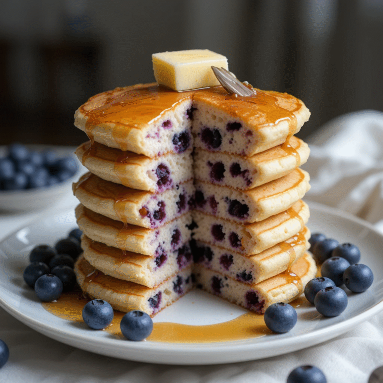 Blueberry Buttermilk Pancakes
