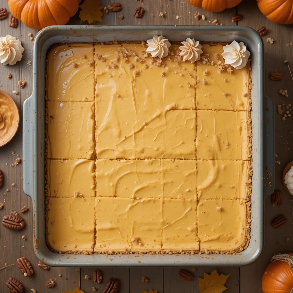 No-Bake Pumpkin Cheesecake Bars