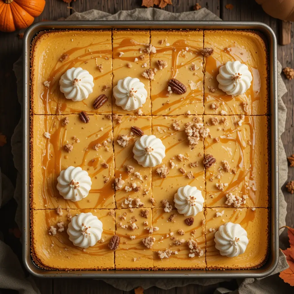 No-Bake Pumpkin Cheesecake Bars