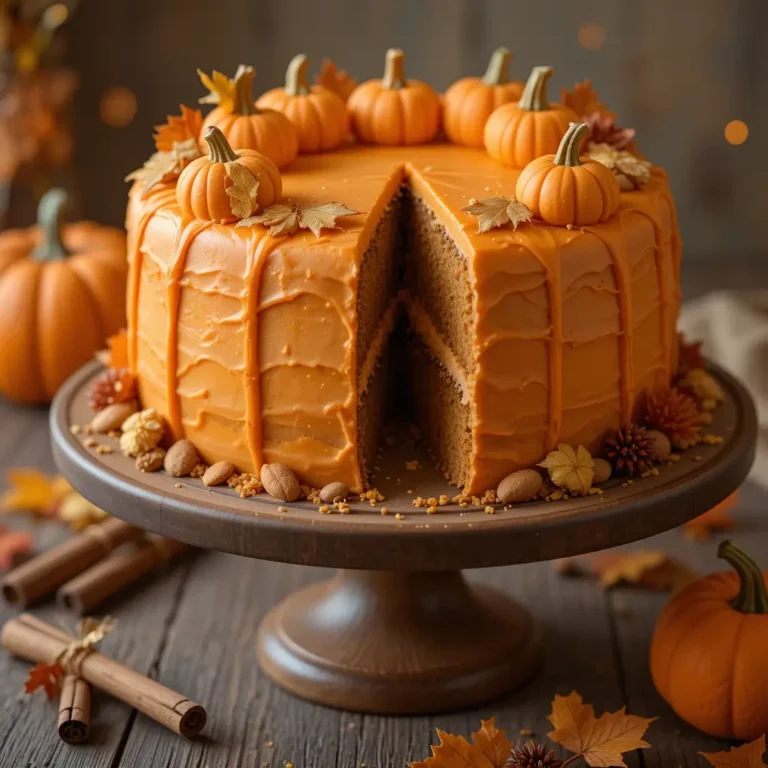 Pumpkin Cake Decoration