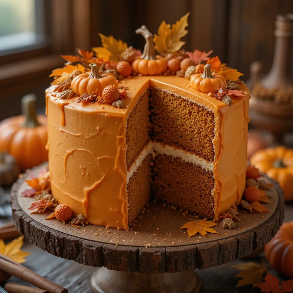 Pumpkin Cake Decoration