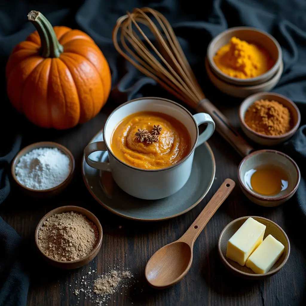 Pumpkin Cake in a Mug