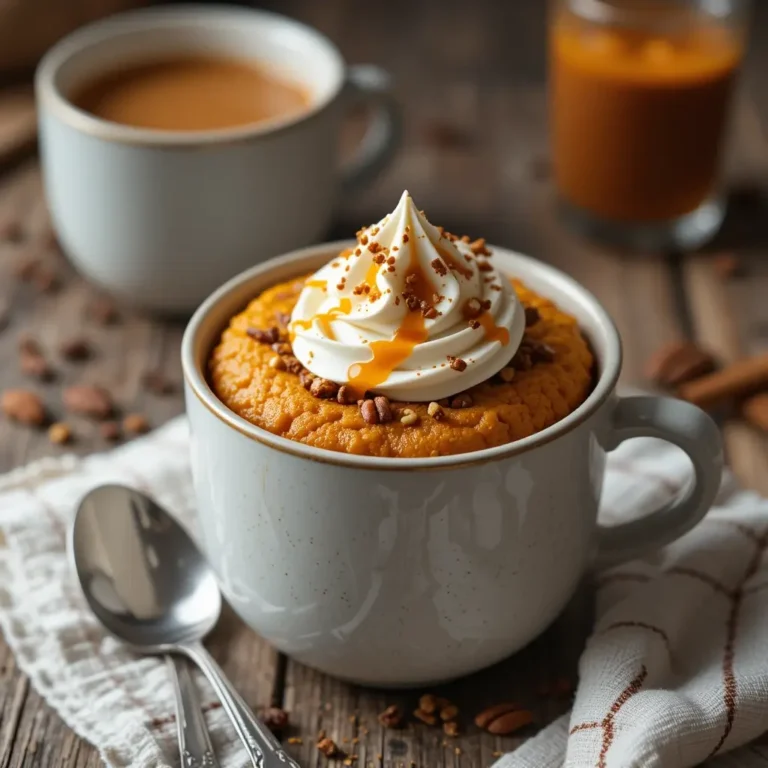 Pumpkin Cake in a Mug