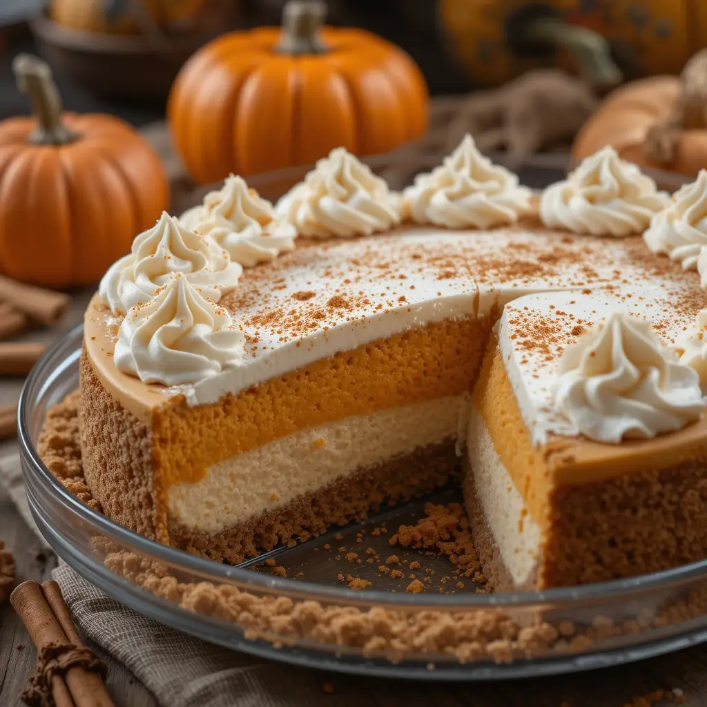 Pumpkin Cheesecake Layered
