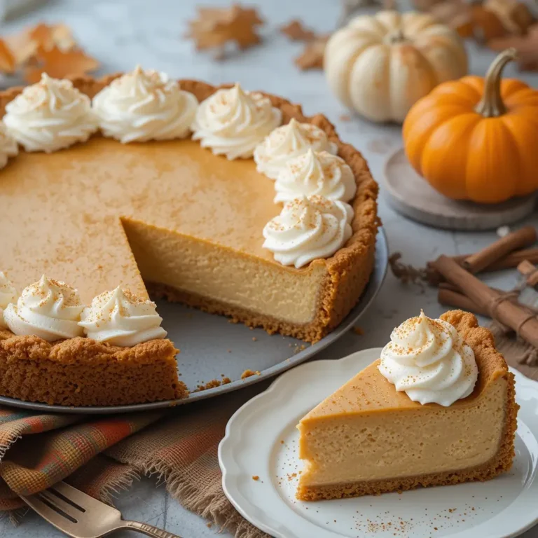 Pumpkin Cheesecake Pie