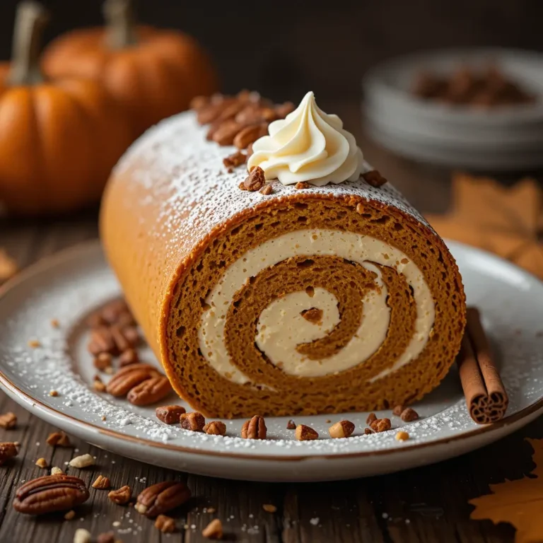 Pumpkin Cheesecake Roll