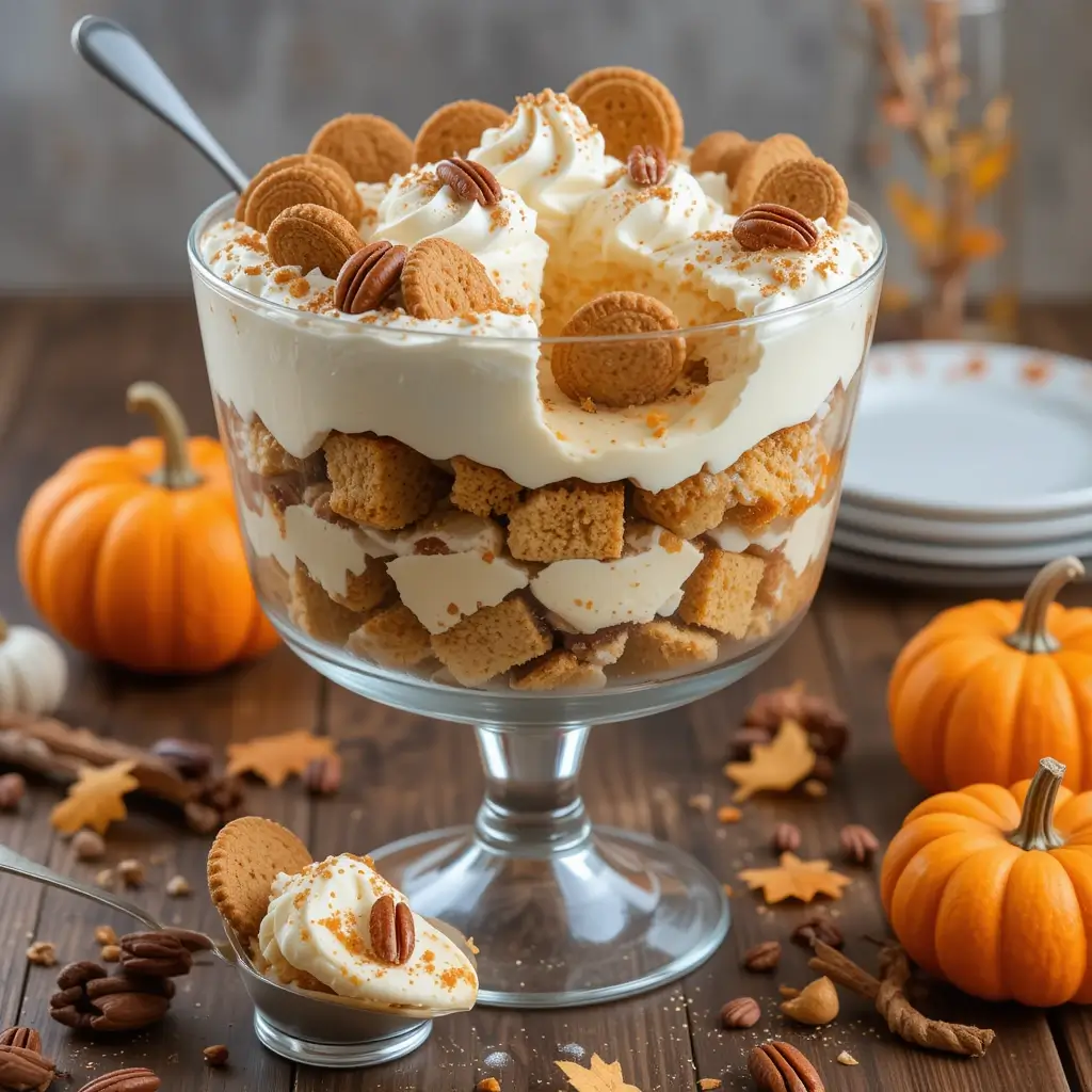 Pumpkin Cheesecake Trifle