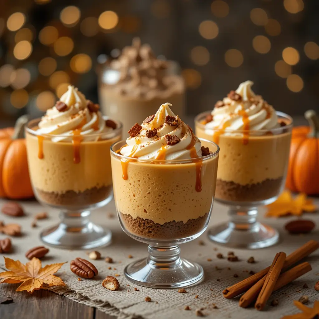 Pumpkin Cheesecake in a Cup
