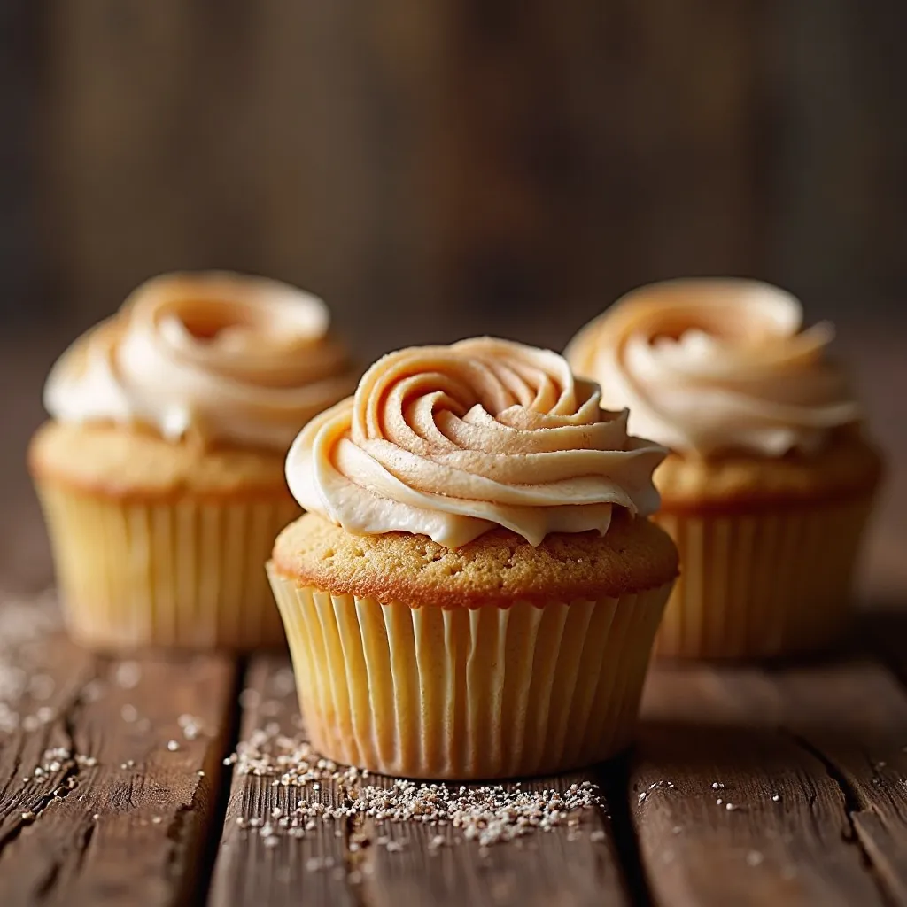 Apple Cider Donut Cupcakes