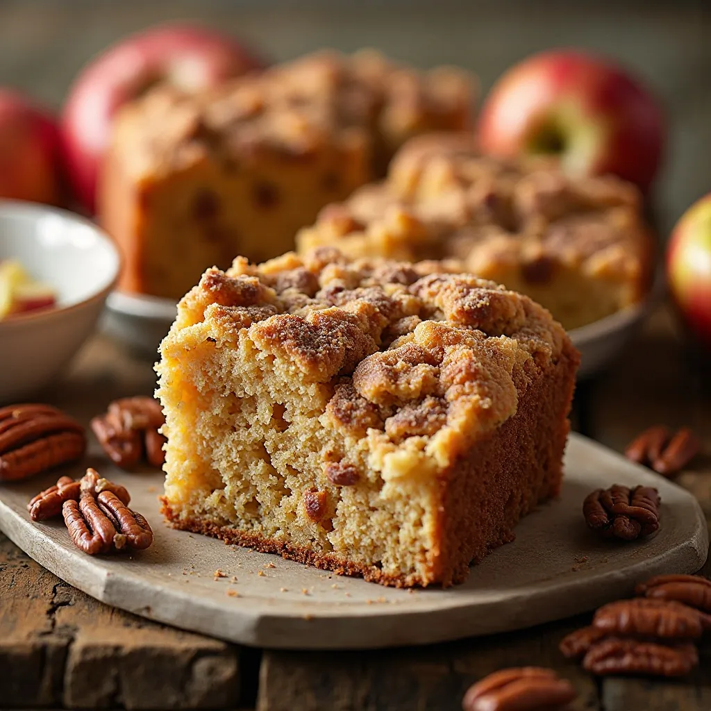 Apple Cinnamon Sheet Cake with Cream Cheese Frosting