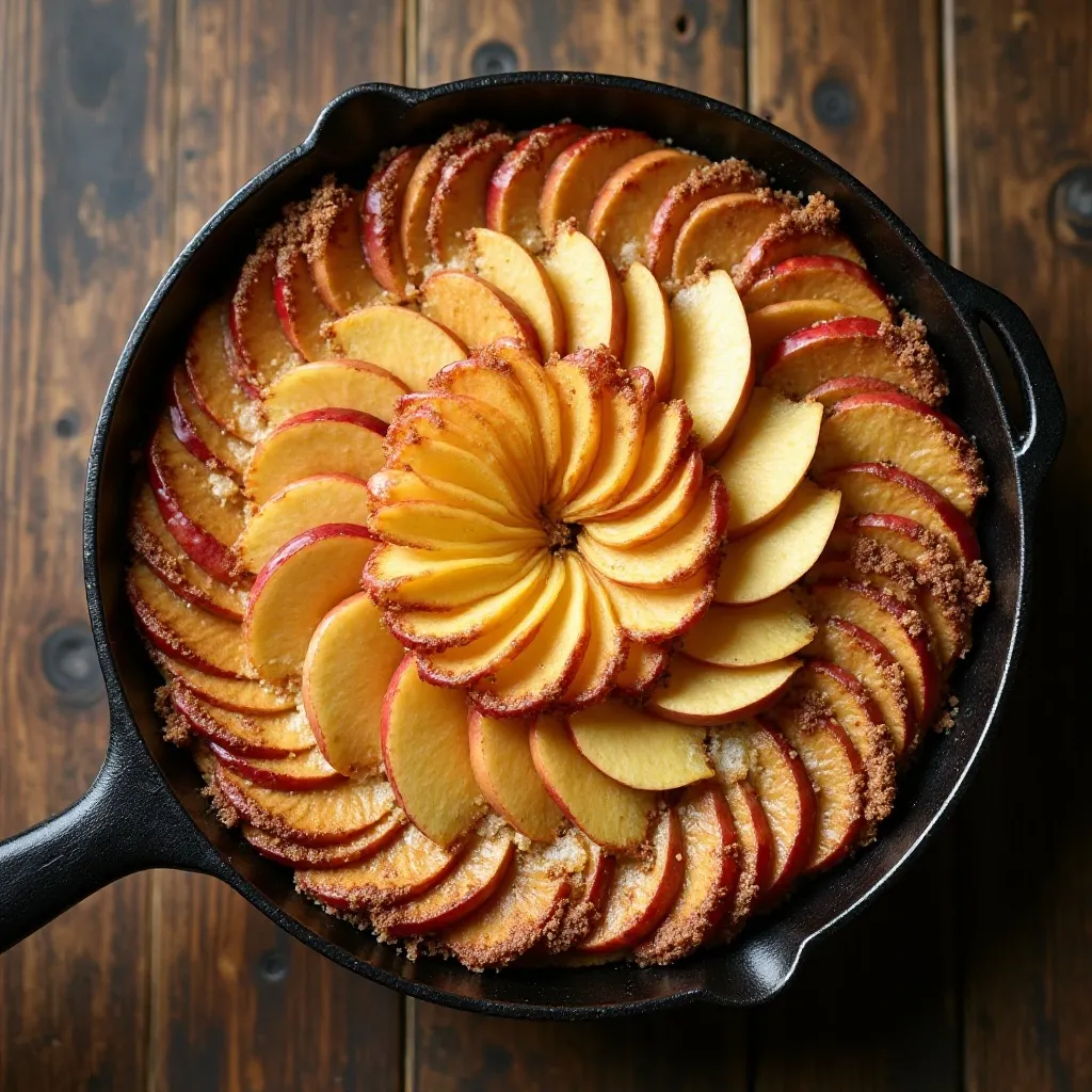 Caramel Apple Upside-Down Cake
