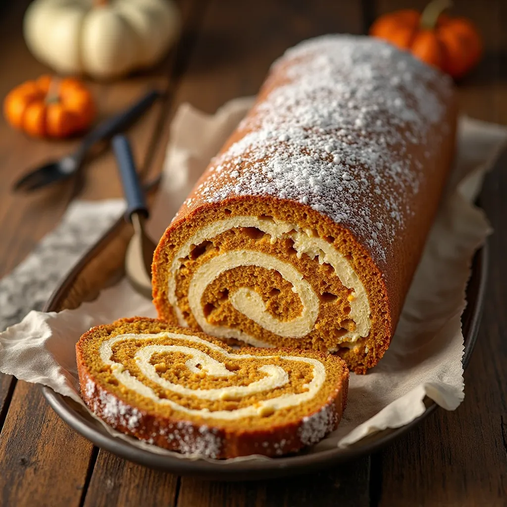 Chai-Spiced Pumpkin Roll