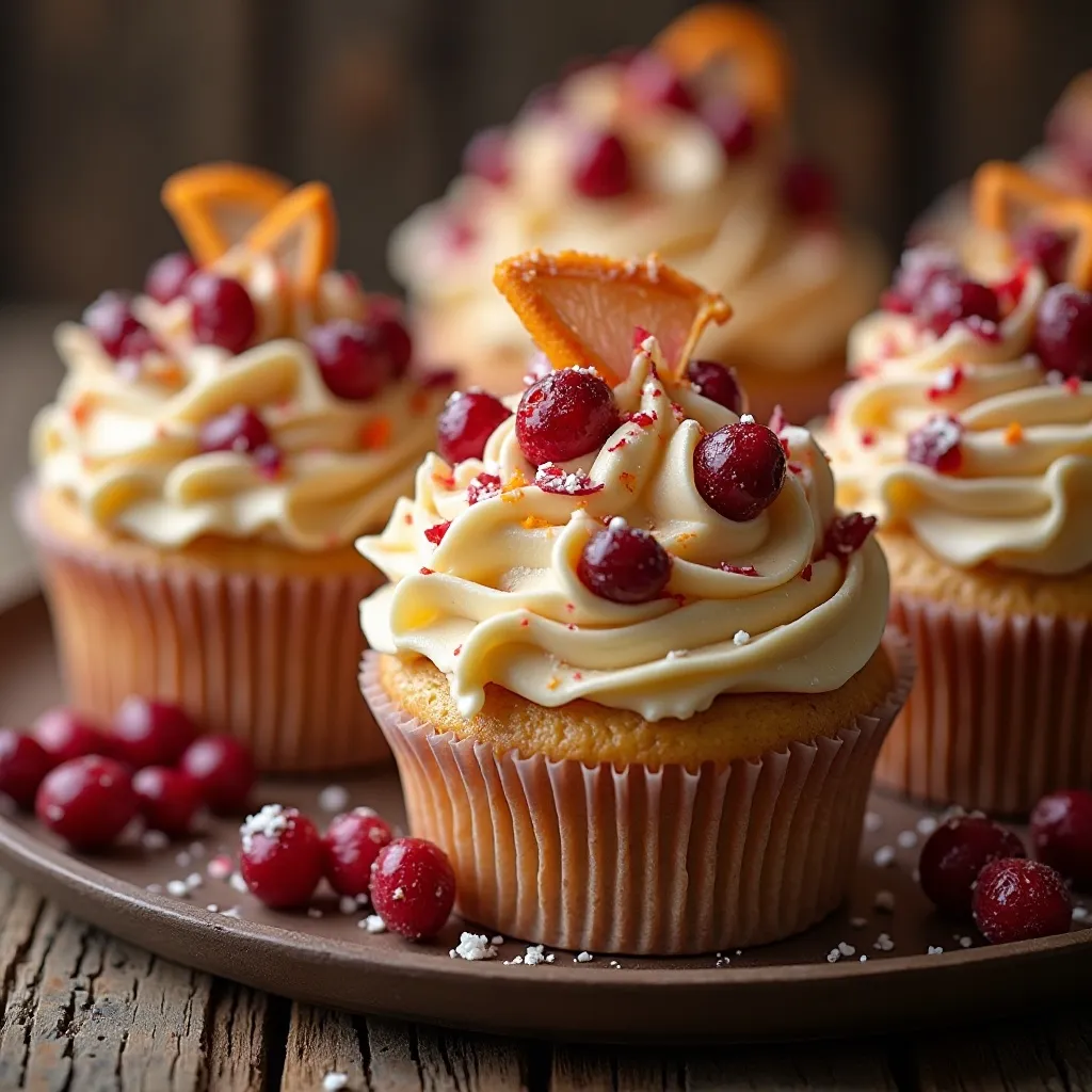 Cranberry Orange with White Chocolate Ganache