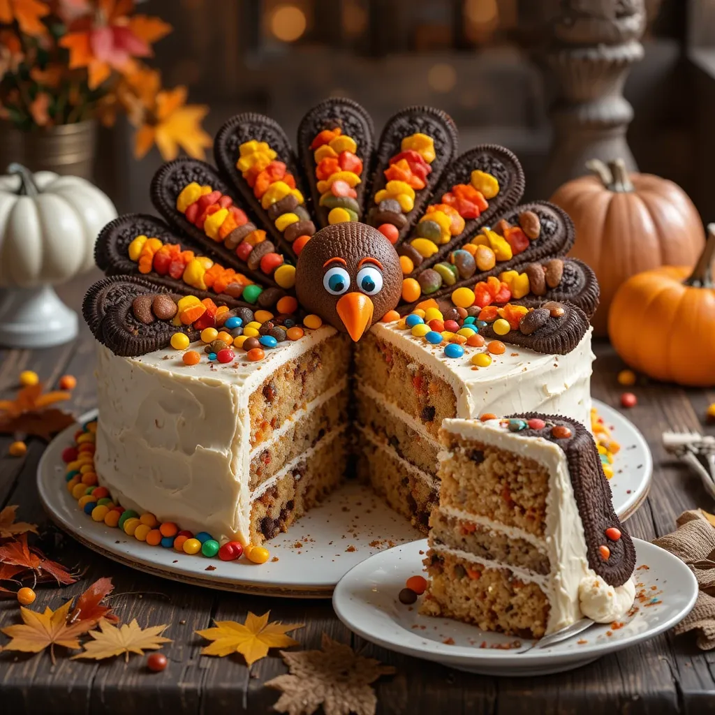 How to Decorate a Turkey Cake