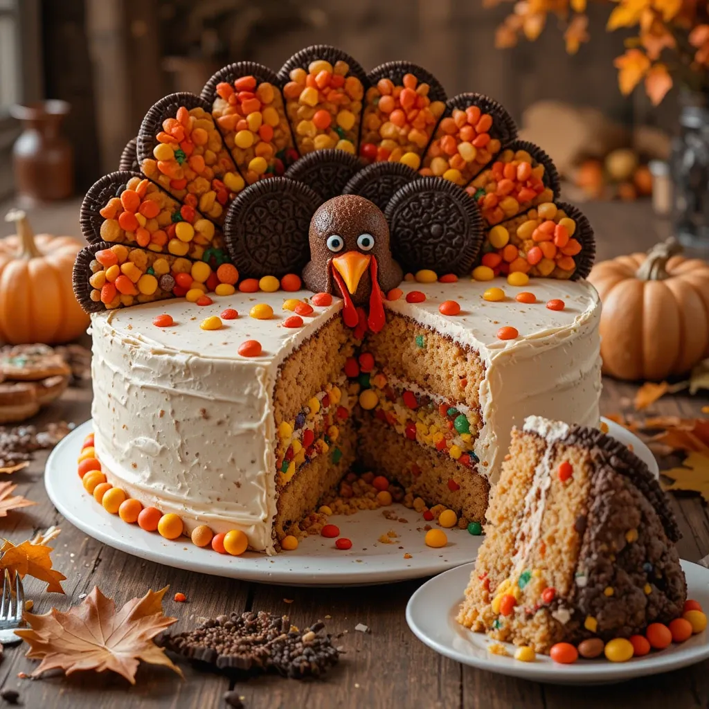 How to Decorate a Turkey Cake