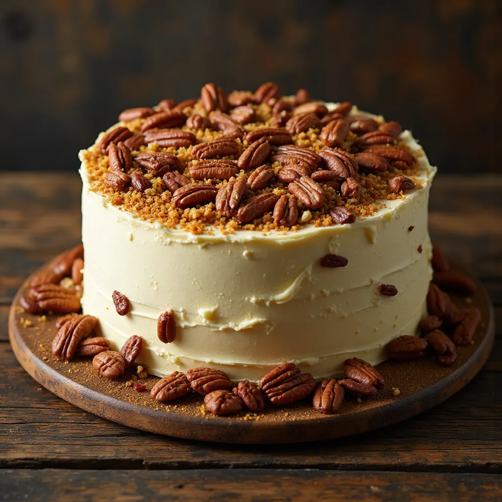 Maple Pecan Layer Cake