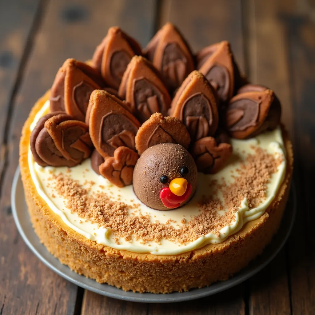 No-Bake Turkey Cheesecake