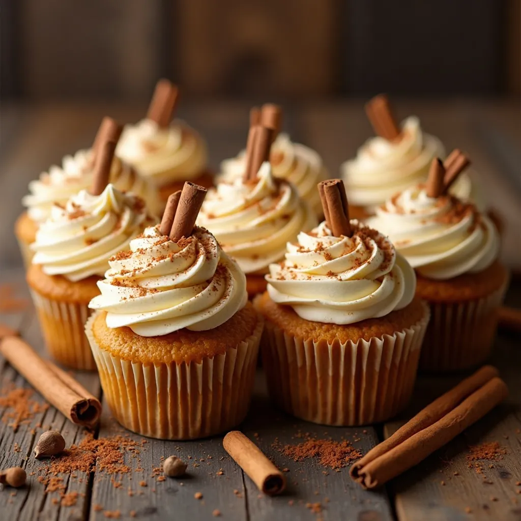 Pumpkin Spice with Cinnamon Cream Cheese Frosting