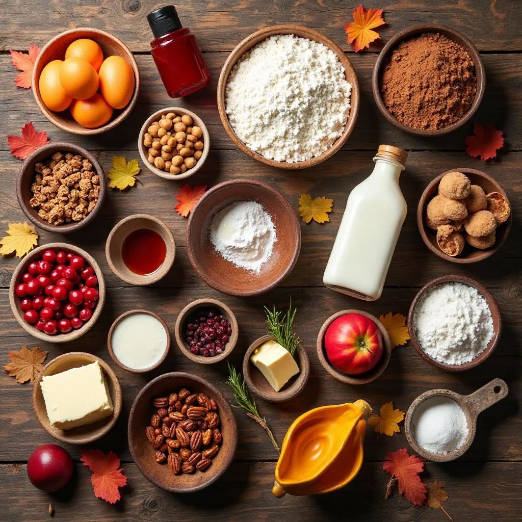Red Velvet Cake Decoration Thanksgiving