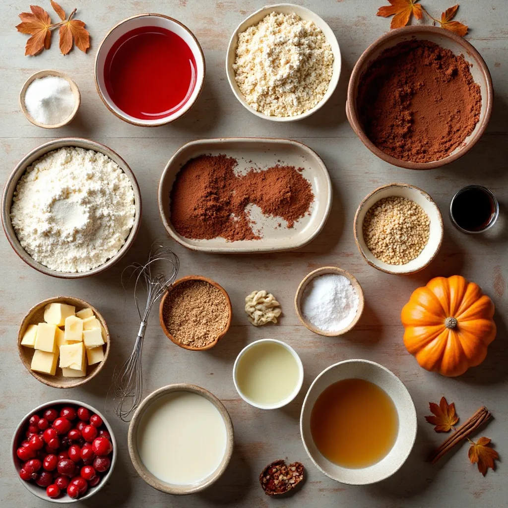 Red Velvet Thanksgiving Cake