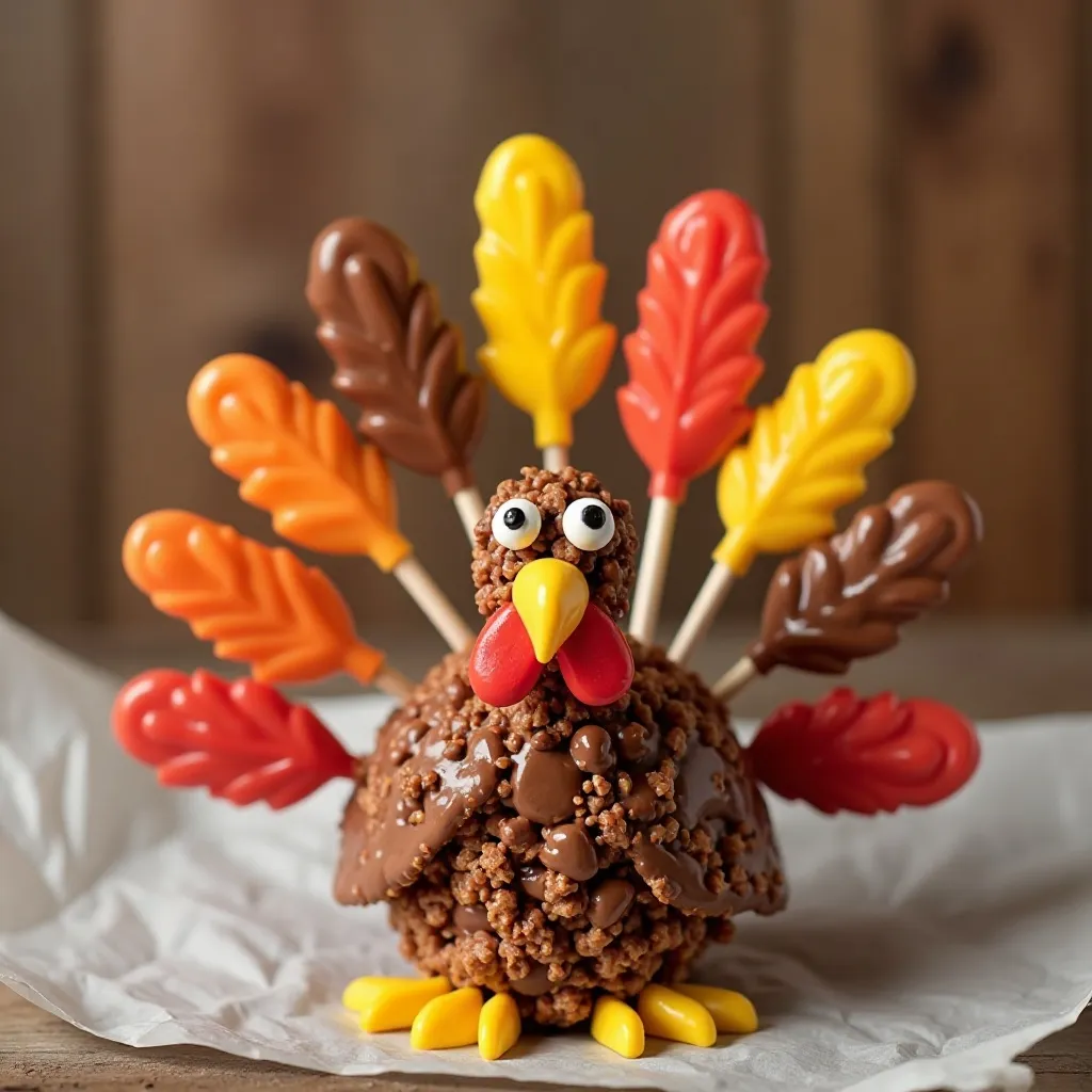 Rice Krispie Turkey Treats