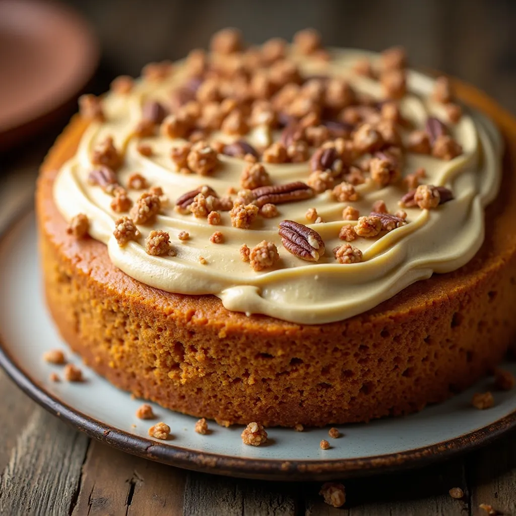 Spiced Sweet Potato Cake with Brown Butter Frosting